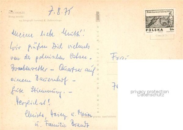 Niechorze Horst Brzeg morski Strand – Bild 2