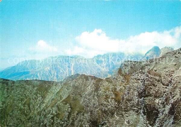 Tatry Wysokie Gebirgspanorama