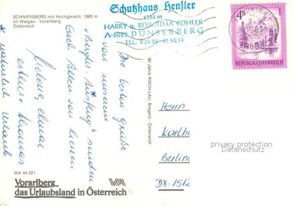 Schnifis Schifisberg mit Hochgerach im Walgau Fl – Bild 2