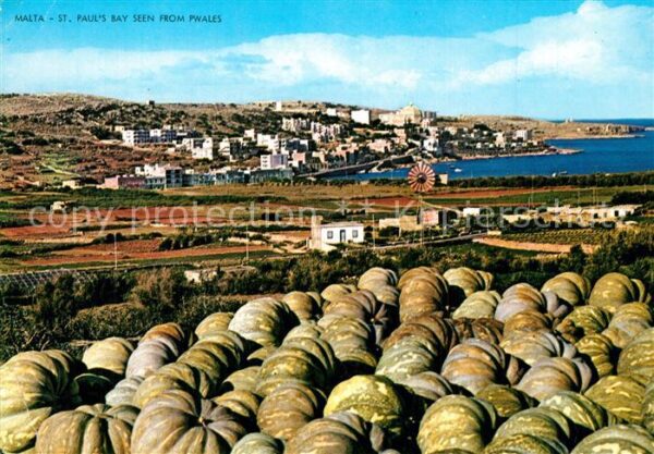 Malta Saint Paul's Bay seen from Pwales