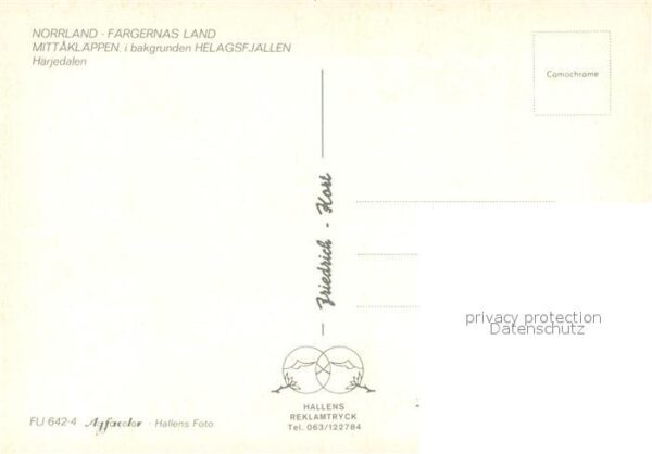 Norrland Schweden Fargernas Land Landschaftspanorama Herb – Bild 2