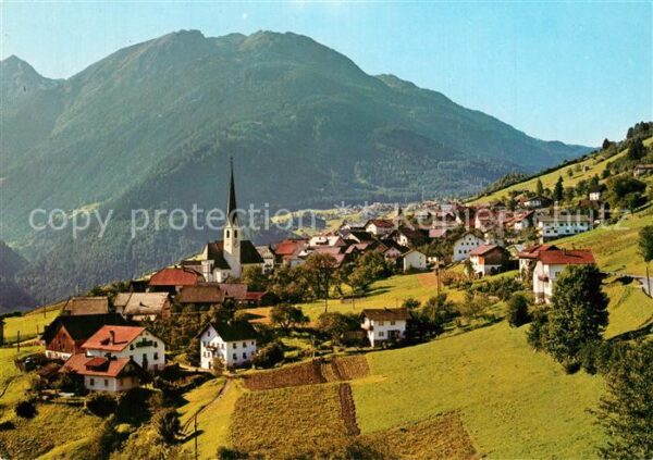 Wenns Pitztal Tirol Bergdorf mit Kirche