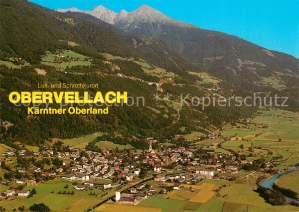 Obervellach Kaernten Luftkurort in den Hohen Tauern Fliegera