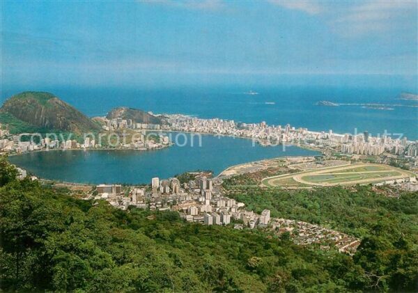Rio de Janeiro Vista panorámica da Lagoa Rodrigo de Fr