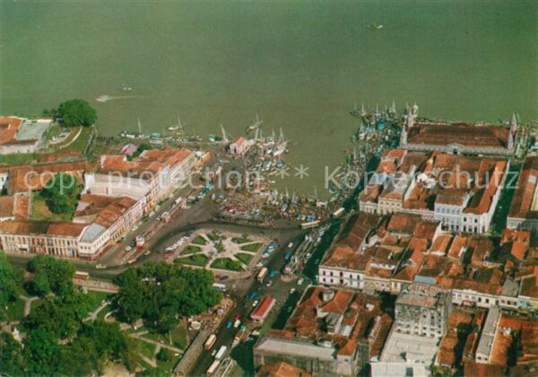 Belem Brasil Vista aérea da Praca Dom Pedro II Praca