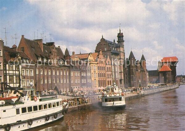 Gdansk Dlugie Pobrzeze przystan statkow Zeglug