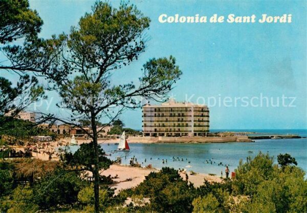 Colonia de Sant Jordi Una de sus playas