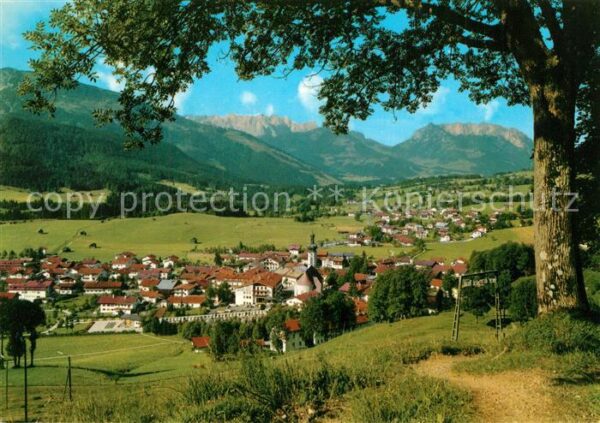 Reit Winkl Panorama mit Unterberg und Kaisergebirg