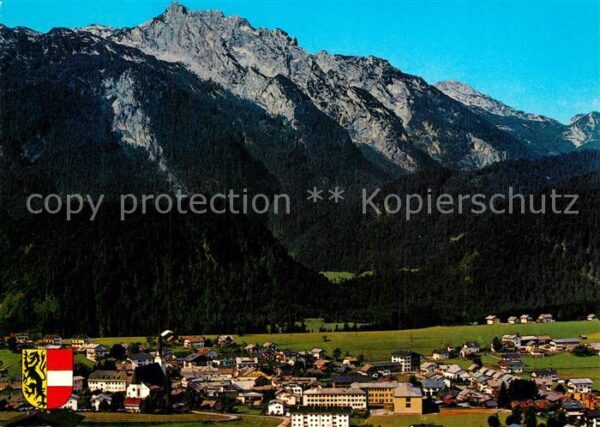Abtenau Panorama Lammertal gegen Wieswand Alpen