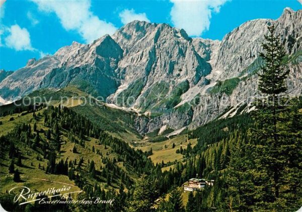 Muehlbach Hochkoenig Alpengasthof Rupertihaus Landschaftspan