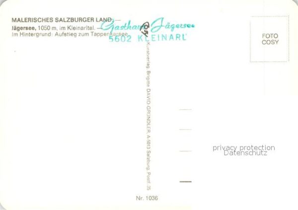 Kleinarl Gasthaus am Jägersee Aufstieg zum Tappe – Bild 2