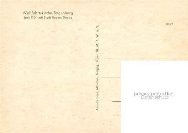Bogen Niederbayern Panorama Donautal Wallfahrtskirche Boge – Bild 2