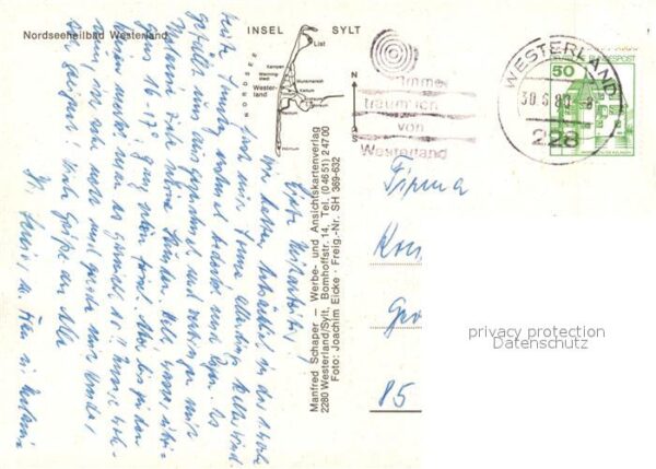 Westerland Sylt Nordseeheilbad Fliegeraufnahme – Bild 2