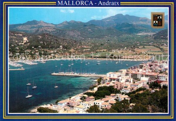 Andratx Panorama Puerto Hafen Fliegeraufnahme