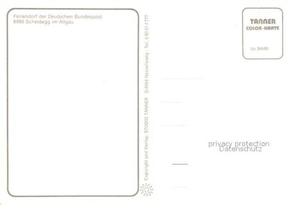 Scheidegg Allgaeu Feriendorf der Deutschen Bundespost – Bild 2