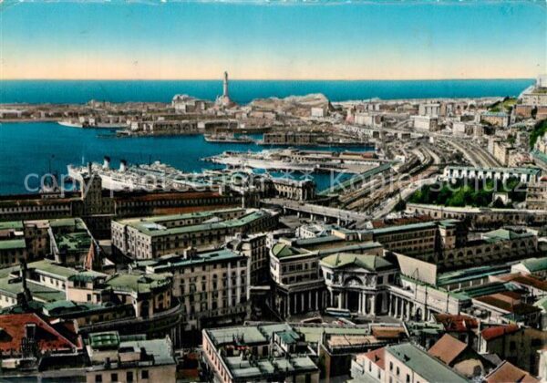 Genova Genua Liguria Panorama Porto