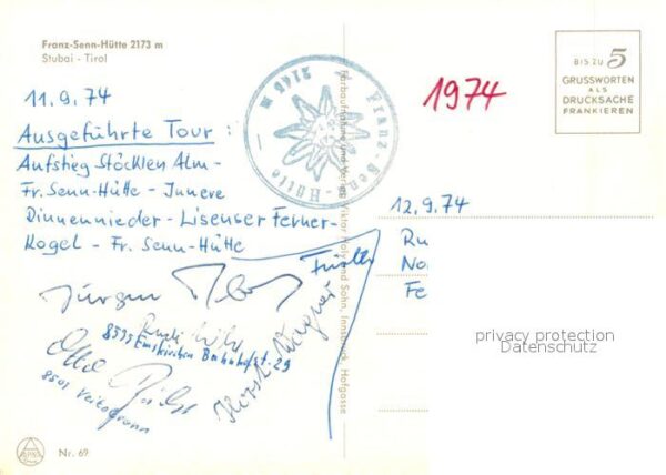 Franz Senn Huette Berghütte Stubaier Alpen – Bild 2