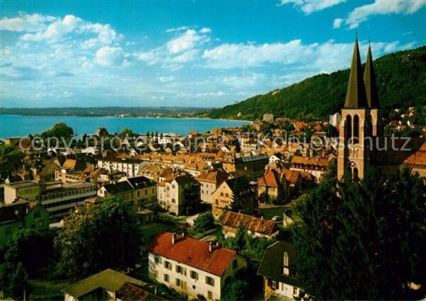 Bregenz Bodensee Blick vom Martinsturm