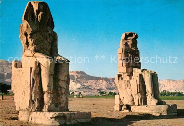 Theben Egypt Memmon Colossi