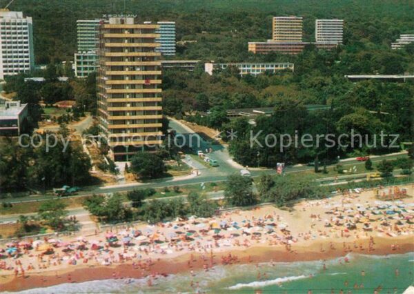 Slatni Pjasazi Fliegeraufnahme mit Strand