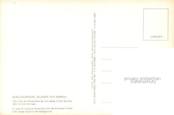 Galapagos Inseln Fliegeraufnahme – Bild 2