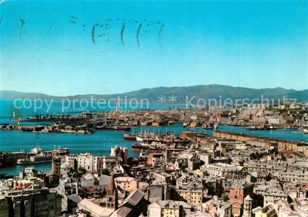 Genua Genova Liguria Fliegeraufnahme Port