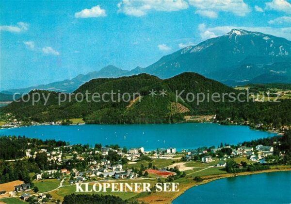 Klopeinersee Fliegeraufnahme Seelach Petzen Kleinsee