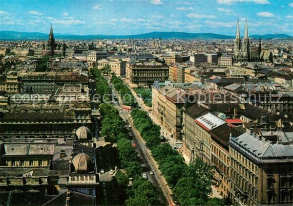 Wien Ringstrasse Blick vom Ringturm