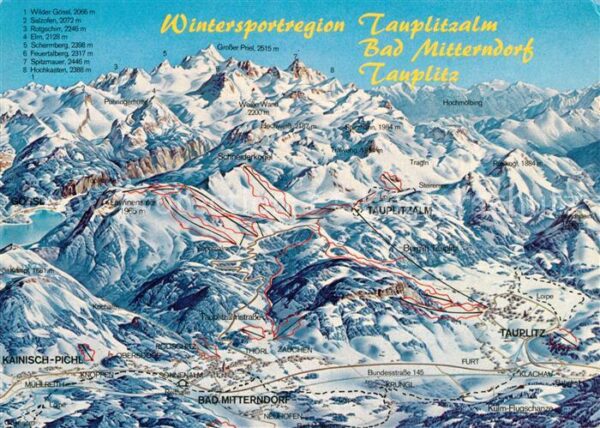 Bad Mitterndorf Tauplitzalm Tauplit Skigebiet