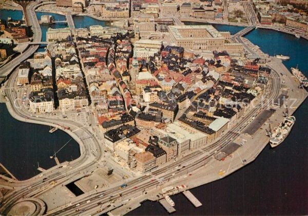 Stockholm Fliegeraufnahme Gamla Stan