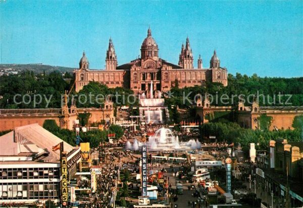 Barcelona Cataluna Parque de Montjuiche Palacio Nacional