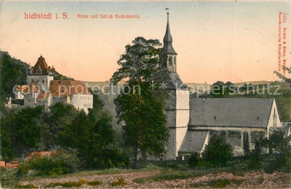 Liebstadt Kirche und Schloss Kuckuckstein