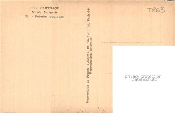 Carthage Karthago Musee Lavigerie Poteries puniques – Bild 2