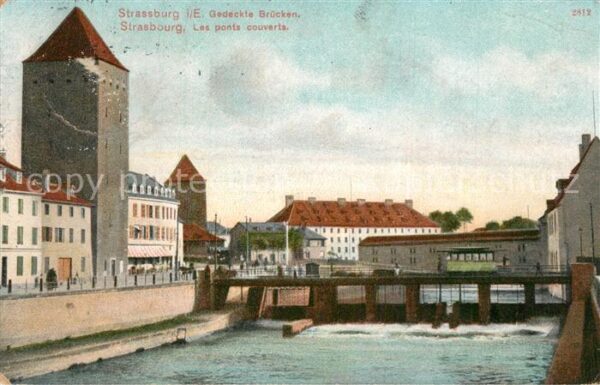 Strassburg Bergstrasse Gedeckte Brücken Ponts couverts