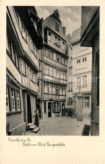 Frankfurt Main Fünf Fingerplatz