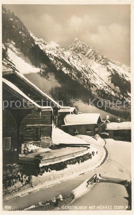 Gerstruben Hüöfatz Panorama Winteraufnahme