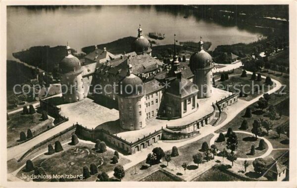 Moritzburg Sachsen Fliegeraufnahme Jagdschloss