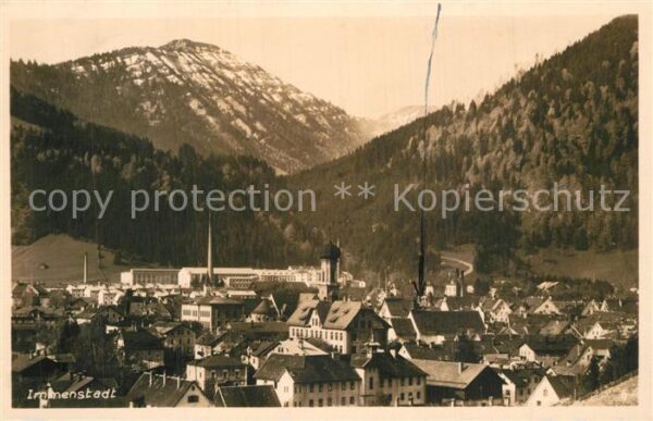 Immenstadt Allgaeu Panorama mit Steineberg Stuiben