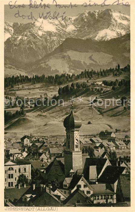 Immenstadt Allgaeu Panorama Kirche