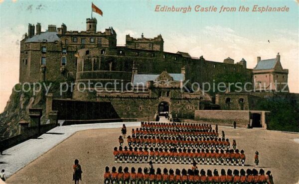 Edinburgh Scotland Edinburgh Castle from the Esplanade