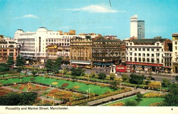 Manchester GB Piccadilly Market Street