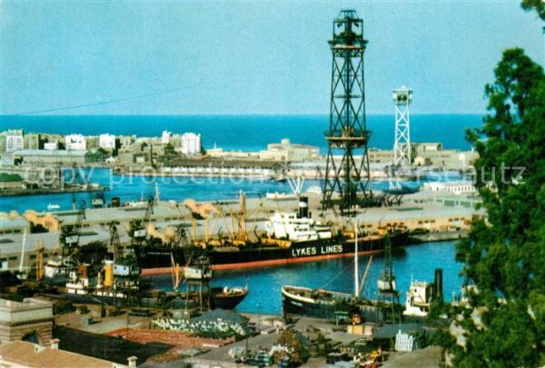Barcelona Cataluna Torres del telesferico Puerto