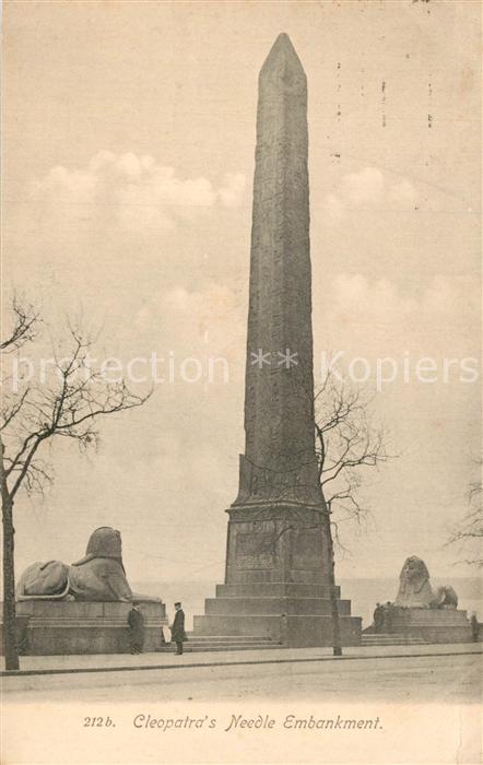 London Cleopatra's Needle Embankment Monument