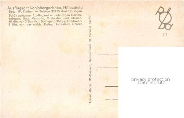 Hoehscheid Ausflugsort Kohlbergerhöhe Restaurant – Bild 2