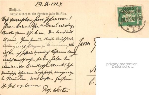 Meissen Elbe Sachsen Ökonomiehof in der Fürstenschule Sankt – Bild 2