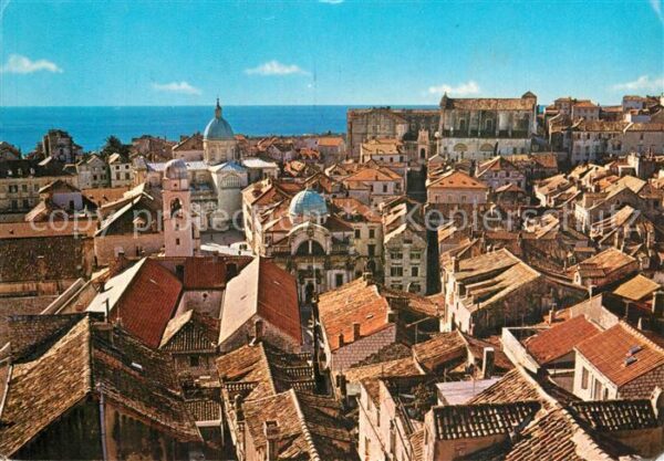 Dubrovnik Ragusa Blick über die Altstadt