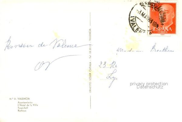 Valencia Valenciana Ayuntamiento Rathaus – Bild 2