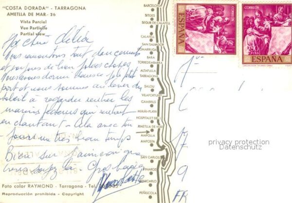 L Ametlla de Mar Vista parcial el puerto – Bild 2