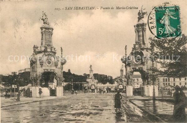 San Sebastian  Pais Vasco ES Puente de Maria Cristina