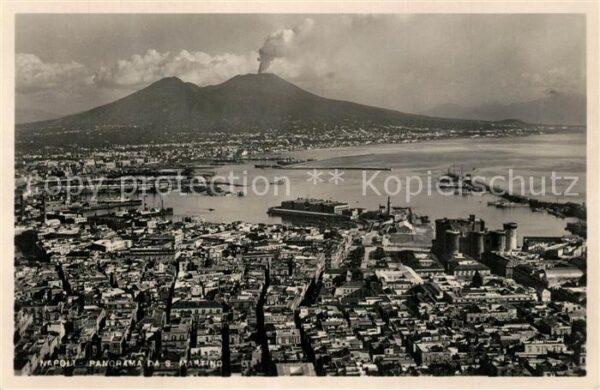 Napoli Neapel Panorama da San Martino